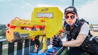 LTT Game Nerf War : Warriors SEAL X Nerf Guns Fight Braum Crazy Support SWAT To Catch Criminals