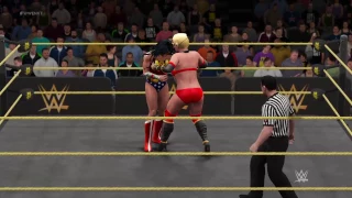 WWE 2K17 Wonder Woman vs Mother Russia