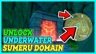 How to Unlock Underwater Teleport Waypoint & Domain in Sumeru [Genshin Impact]