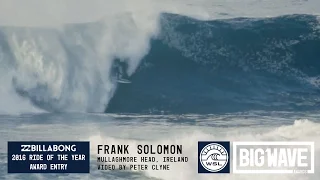 Frank Solomon at Mullaghmore  - 2016 Billabong Ride of the Year Entry - WSL Big Wave Awards