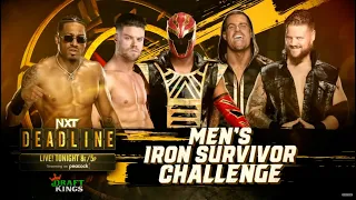 Carmelo Hayes vs. JD McDonagh vs. AXIOM vs. Grayson Waller vs. Joe Gacy |  Iron Survivor Challenge