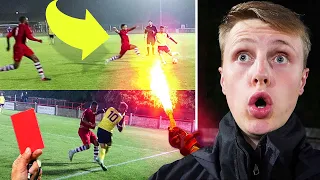 Red Card, Pyro and Carnage In Non-League! - AwayDays