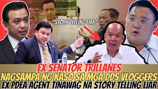 EX-SEN TRILLANES NAGSAMPA NG KASO LABAN SA MGA DDS | EX PDEA AGENT TINAWAG NA STORY TELLING LIAR!