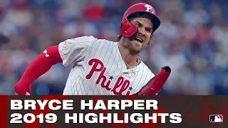2019 Bryce Harper Highlights | Phillies' new addition showed out in 2019