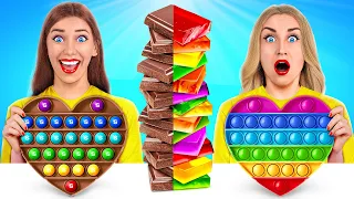 Défi Chocolat vs Réalité Nourriture #6 par Multi DO Fun Challenge
