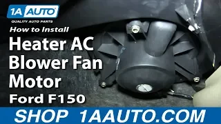 How To Replace Heater AC Blower Fan Motor 04-08 Ford F150