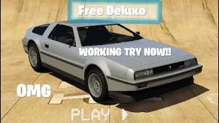 HOW TO GET FREE DELUXO IN GTA(Still working)