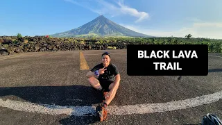 BLACK LAVA TRAIL MAYON VOLCANO