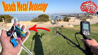 METAL DETECTING San Carlos Beach! Monterey, California!