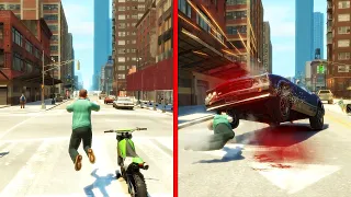 GTA 4 - BRUTAL MOTORCYCLE CRASH COMPILATION RAGDOLL #6 (euphoria physics)