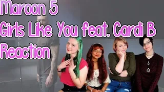 [REACTION] Maroon 5 - Girls Like You feat. Cardi B | Otome no Timing