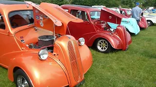 Ford Popular "Hot Rods" at Stokesley classic car show on 17.6.23