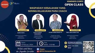 KCOC Balai Diklat Kepemimpinan “Waspada!!! Kesalahan yang Sering dilakukan Para Coach”