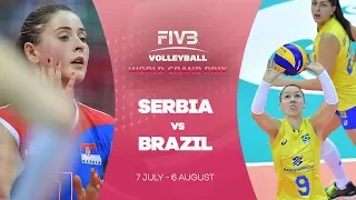 Serbia v Brazil highlights - FIVB World Grand Prix