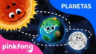 Vueltas y Vueltas | Planetas | Pinkfong Canciones Infantiles