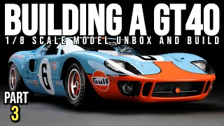 Building the DeAgostini Ford GT40 1/8 scale model | Stage 3 | Unboxing & Assembly Guide