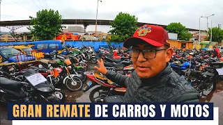 Gran remate de carros y motos en Arequipa