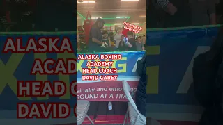 Alaska Boxing Academy’s head coach David Carey teaching class