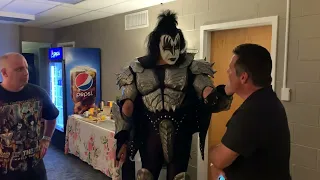 Joe meeting gene Simmons