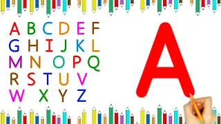 Writing Capital Letters Alphabet For Children | English Alphabets A to Z For Kids | Nursery kids