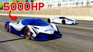 Is 5000HP enough to beat the SRT Tomahawk? | Assetto Corsa