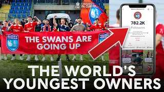 The World’s Youngest Football Club Owners | Walton & Hersham FC | Emirates FA Cup