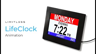 LifeClock Digital Calendar, Alarm Clock, Photo Frame, And USB Charger: Animation