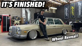 MY BAGGED W108 MERCEDES IS FINISHED!