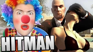 DISGUISING MYSELF AS A CLOWN! (Hitman Blood Money)