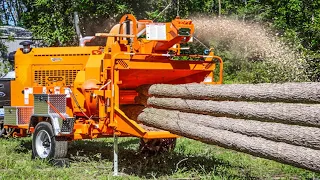 Dangerous Powerful Wood Chipper Machines Working, Incredible Monster Tree Shredder Machines