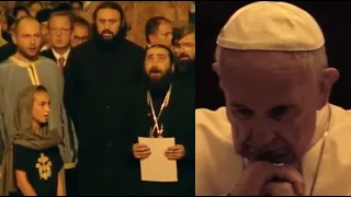 Psalm 53 cântat in Aramaică pentru Papa Francis de georgieni