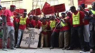 South Africa workers strike over pay