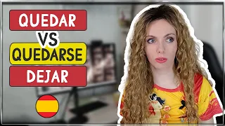 🇪🇸🎓 Quedar, quedarse, dejar - оставить, остаться, глаголы, которые путают в испанском