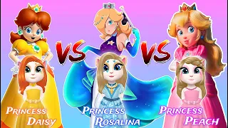 My talking angela 2 All Princess Form Mario Bros Daisy 🌼VS Peach 🍑VS Rosalina🌹