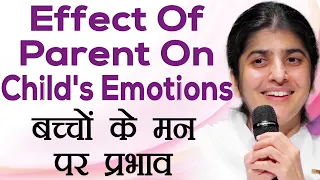 Effect Of Parent On Child's Emotions: Ep 21: Subtitles English: BK Shivani