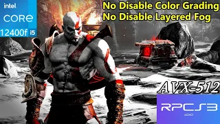 RPCS3 God of War 3 UNPATCH Framerate Test on Intel Core i5 12400f GTX 970 - PS3 Emulators