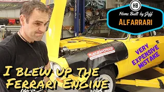 I blew up the Ferrari engine...- Ferrari engined Alfa 105 Alfarrari build part 210