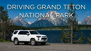 Driving Through Grand Teton National Park 4K