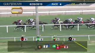 Gulfstream Park Carrera 4 - 20 de Junio 2019