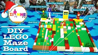 DIY LEGO CHRISTMAS MAZE BOARD