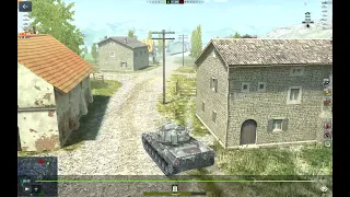 WoT Blitz Leopard 1 - 4 kills  last second victory