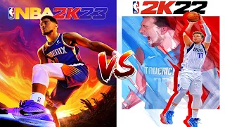 NBA 2K23 vs NBA 2K22 Gameplay Comparison