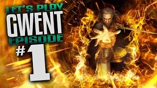 Gwent Gameplay - Ep 1 - Monster Breeding Deck & Introduction (Lets Play Gwent Gameplay Closed Beta)