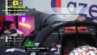 Lando Norris Reacts to Max Verstappen's Crash