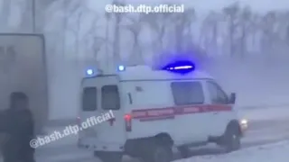 Из-за непогоды в Башкирии произошла массовая авария
