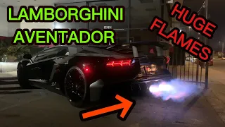 How to make a Lamborghini Avenentador SV shoot MASSIVE FLAMES