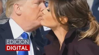 Los incómodos y particulares momentos de Donald Trump y Melania en Asia