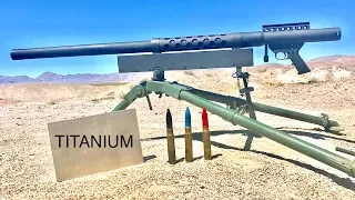 20MM VS TITANIUM - WILL TITANIUM STOP A CANNON?