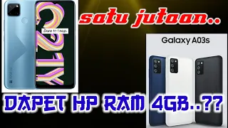 Realme C21Y ram 4gb vs Samsung A03s ram 4gb