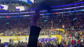 Lakers Section 119 Lower Level at Crypto.com Arena!